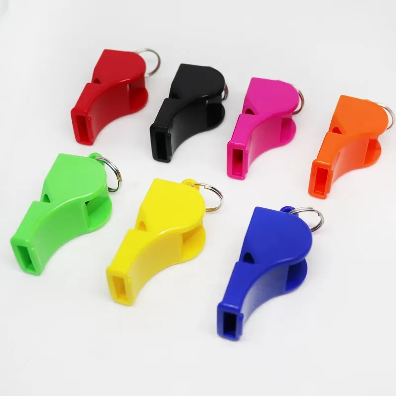 Colorful nuclearless treble whistle football basketball sports whistle soccer training game referee single whistle