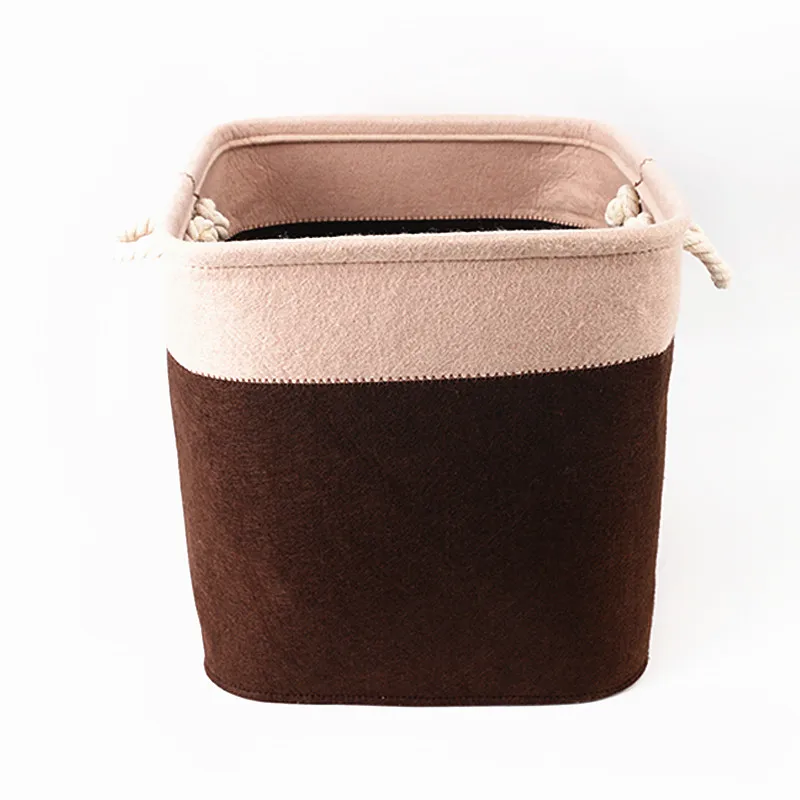 Felt large storage basket toy sundry storage basket