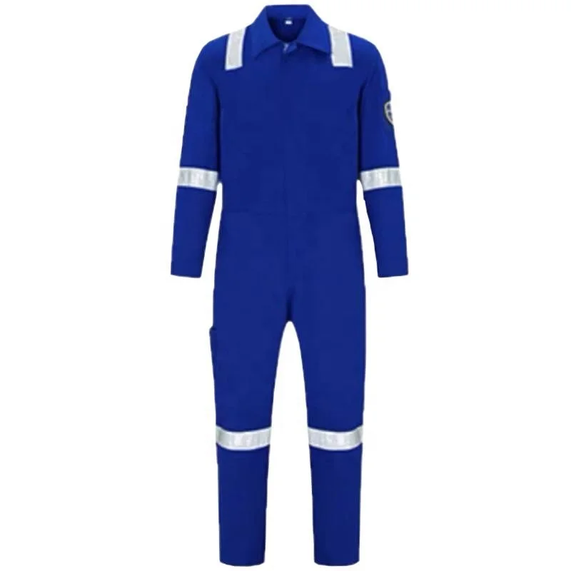 Factory Direct Cotton Safety Clothing Flame Retardant Work Wear Coverall Uniform PP PE Material Wholesale