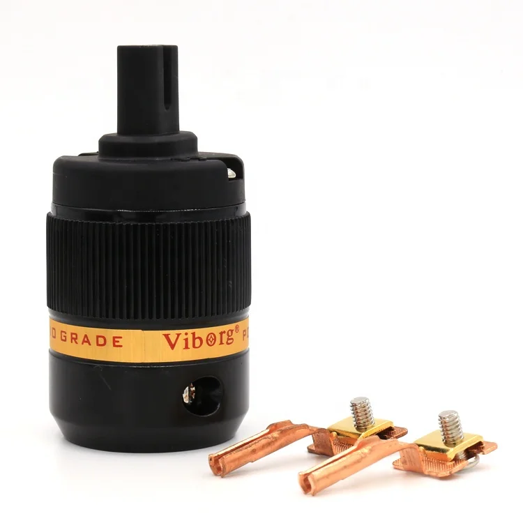 Viborg VF508 Pure Copper AC Power Cord Figure 8 IEC C7 Plug for audio power cable