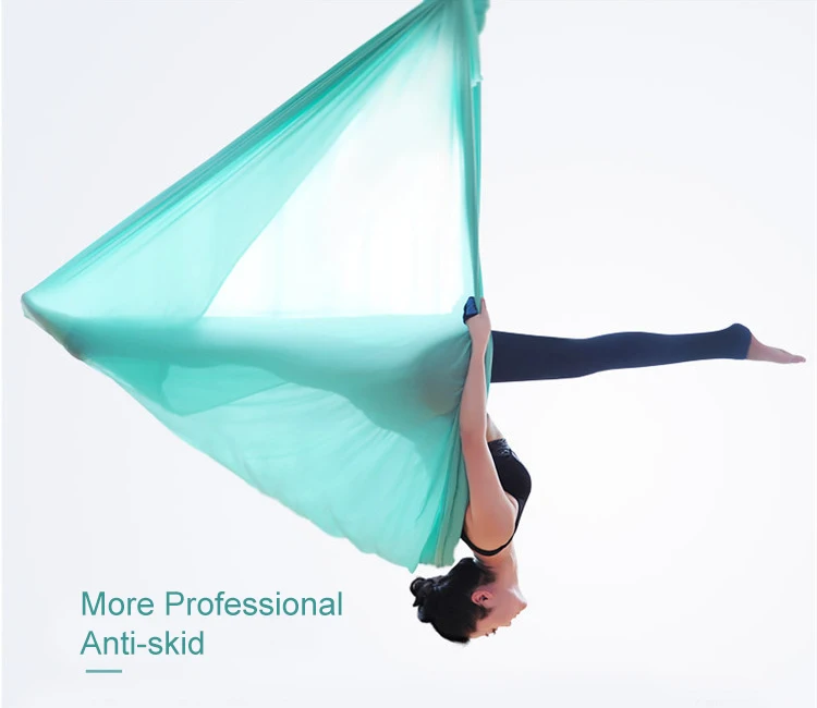 Заводская высокоплотная нейлоновая анти-гравитационная тянущаяся трапециевидная качели для пилатеса для аэройоги лучший гамак для аэройоги с рамкой