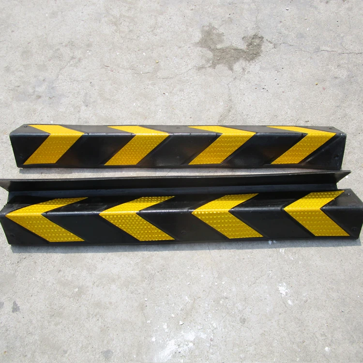 800mm Rubber Wall protector Corner Guard Garage Parking Lot right angle Wall Protector