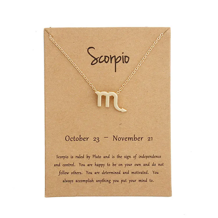 fashion jewelry display necklace card custom printed necklace hanging card