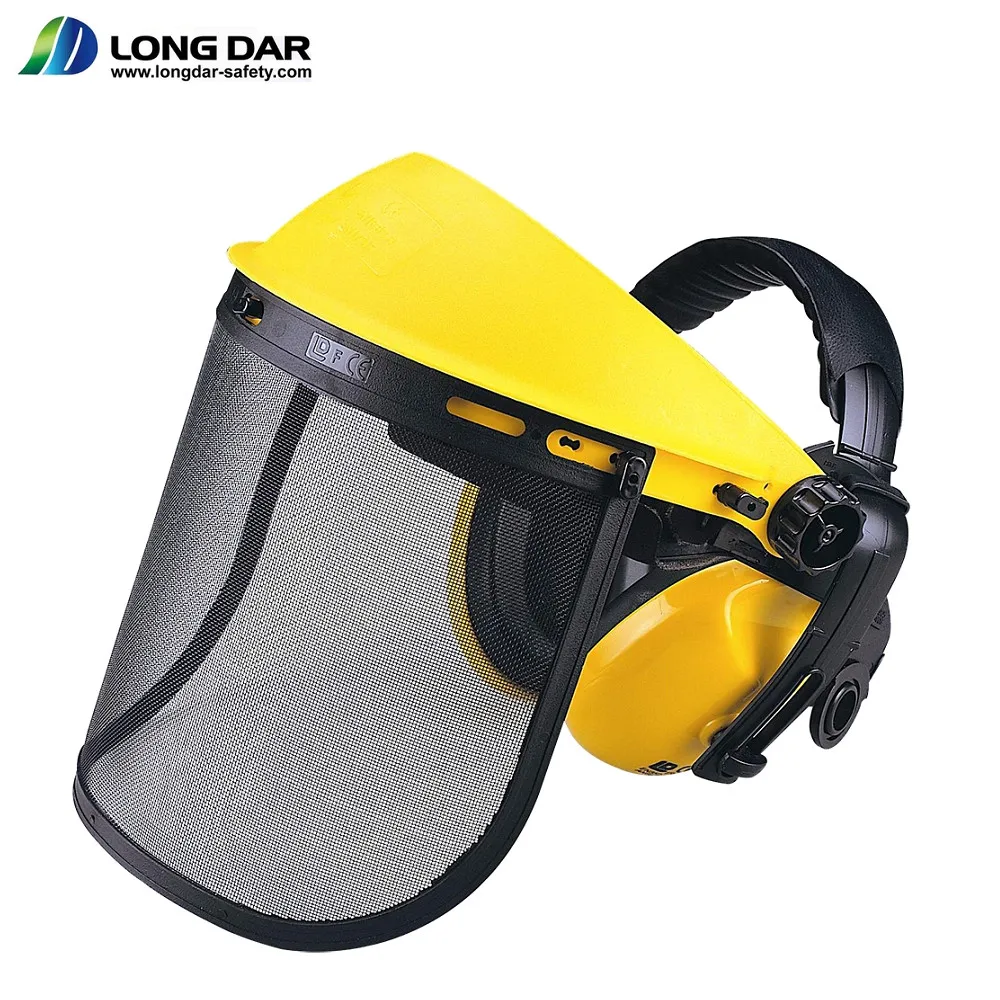 CE ANSI PP headgear face shield for Grinding