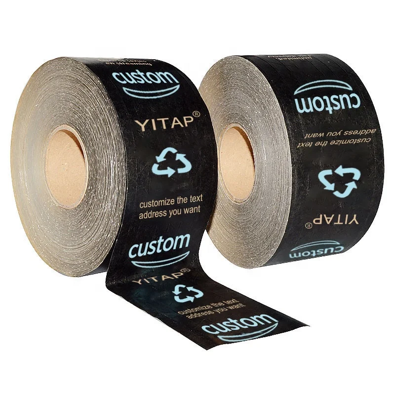 Wholesale Amazon Printed Kraft Paper Prime Packaging Rubber Tape
