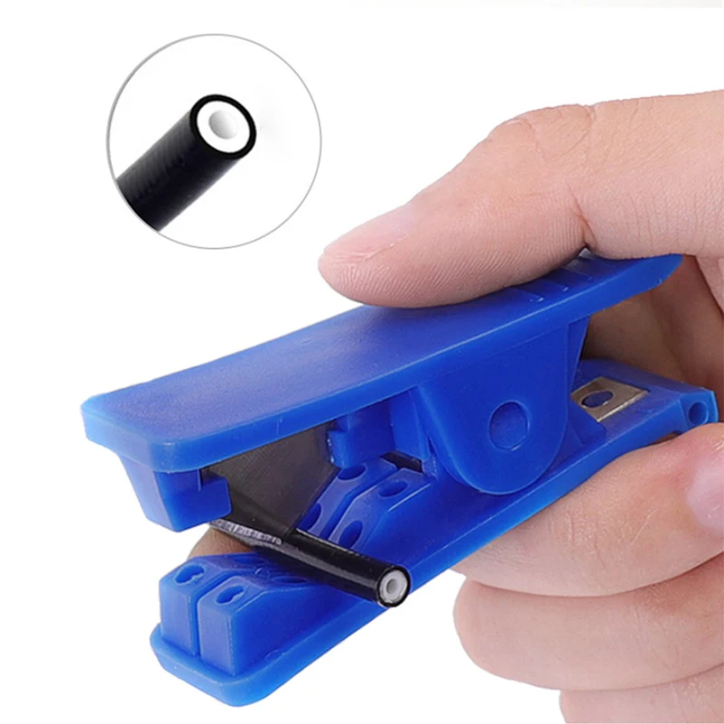 Portable Teflon Pipe Tube Hose Cutter Scissors Hand Cut Tool for Cutting PU, PE, PVC, Nylon, Rubber, Plastic, PTFE T