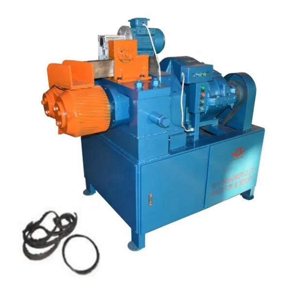 Rubber cutting tools waste tyre scraping machine to chips