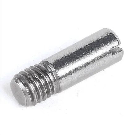 304 Stainless Steel M3-M10 DIN 427 Slotted Headless Set Screws With Flat Point