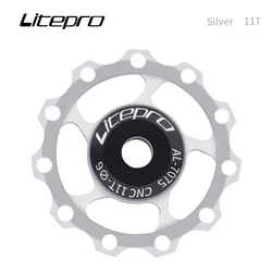 Litepro 11T 13T MTB Mountain Road Bikes Bicycles Rear Derailleur Pulley Roller Bearing Jockey Wheel Parts