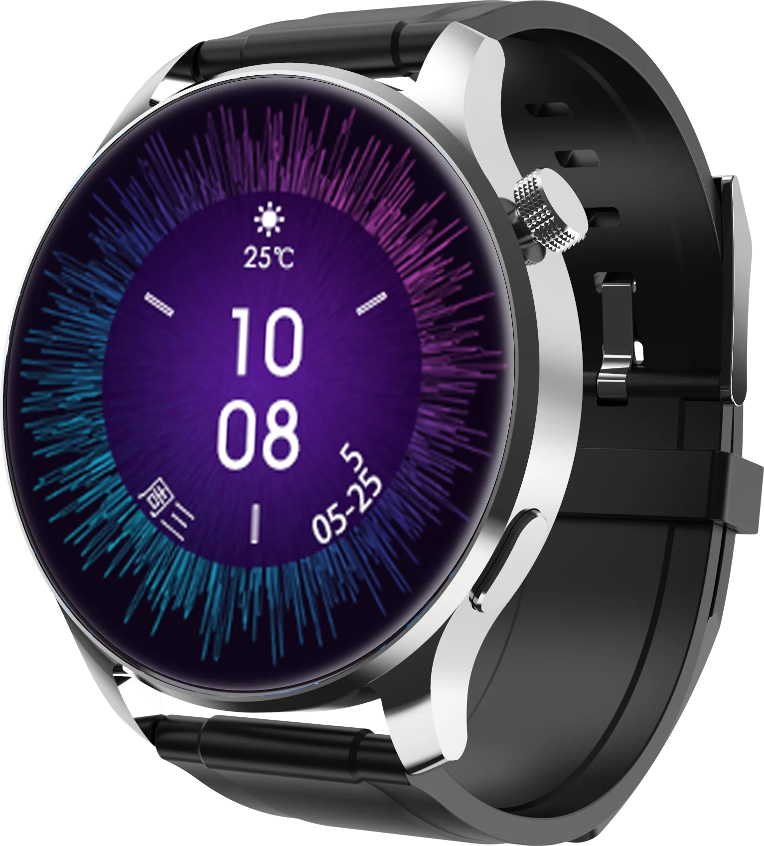 High-end watch supports T6 smart bracelet smart watch offline mode with heart rate/blood pressure/oxygen