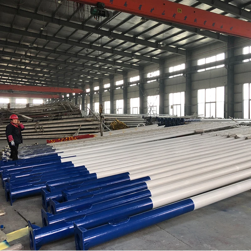 BAORUN China manufacturers outdoor 5m 6m 7m 8m 9m 10m 11m 12m height street light poles