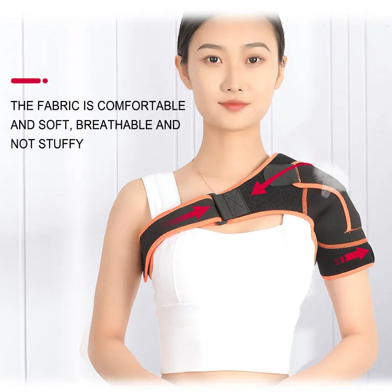 Good quality neoprene orthopedic shoulder support brace adjustable fitness shoulder protector