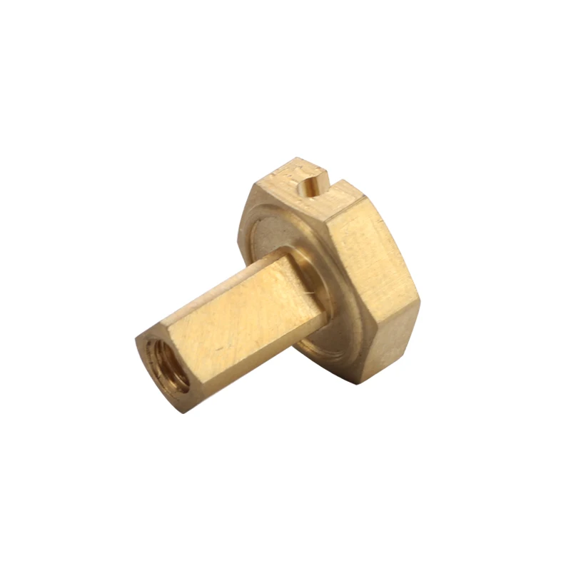 OEM customized cnc machined Tee brass joint rear axle distribution block fitting plumbing