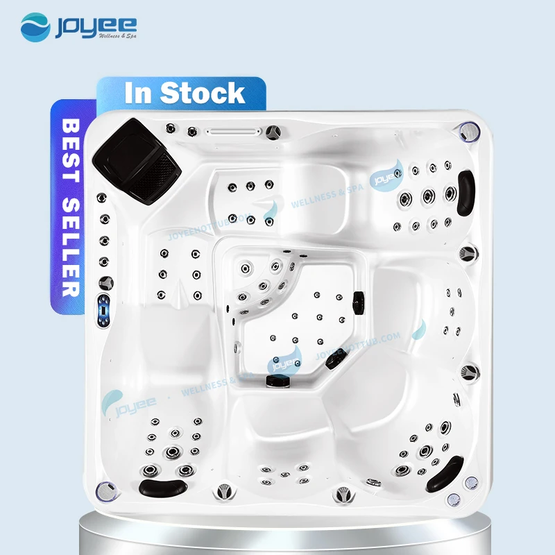 JOYEE 5 People High Quality Sex Bubble Zone Outside Hottub Pools Massage Outdoor Freestanding Cheap Bathtub Spa with Balboa