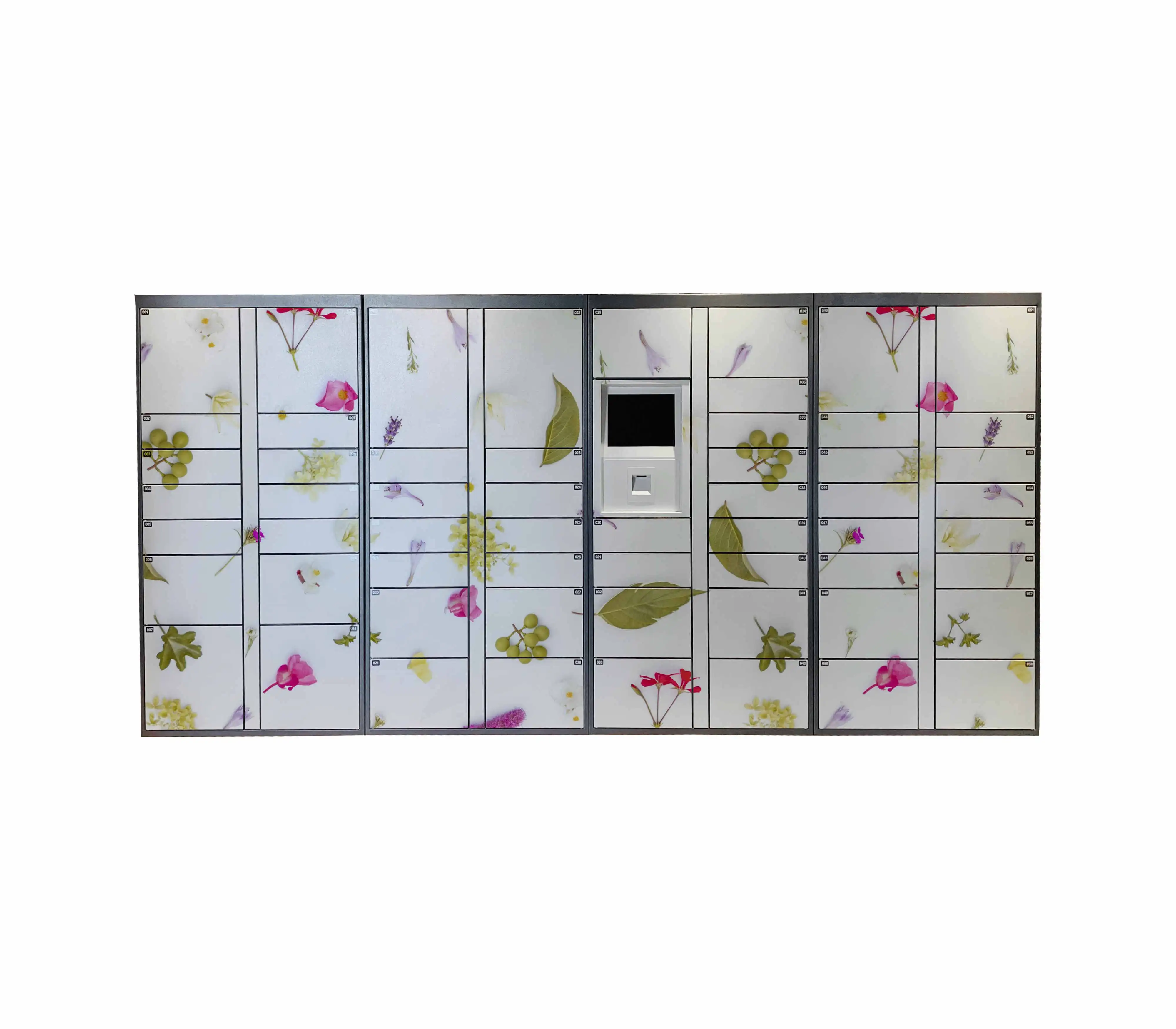 Self service PIN code access smart parcel locker for last mile delivery service solution indoor use 24/7 safe electronic locks