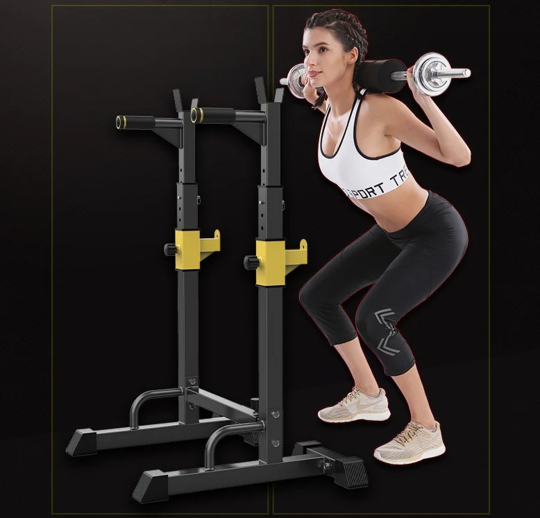 Спорт Pull Up Бар станции стойки упражнения стенд мощность башня штанга гантели Вес