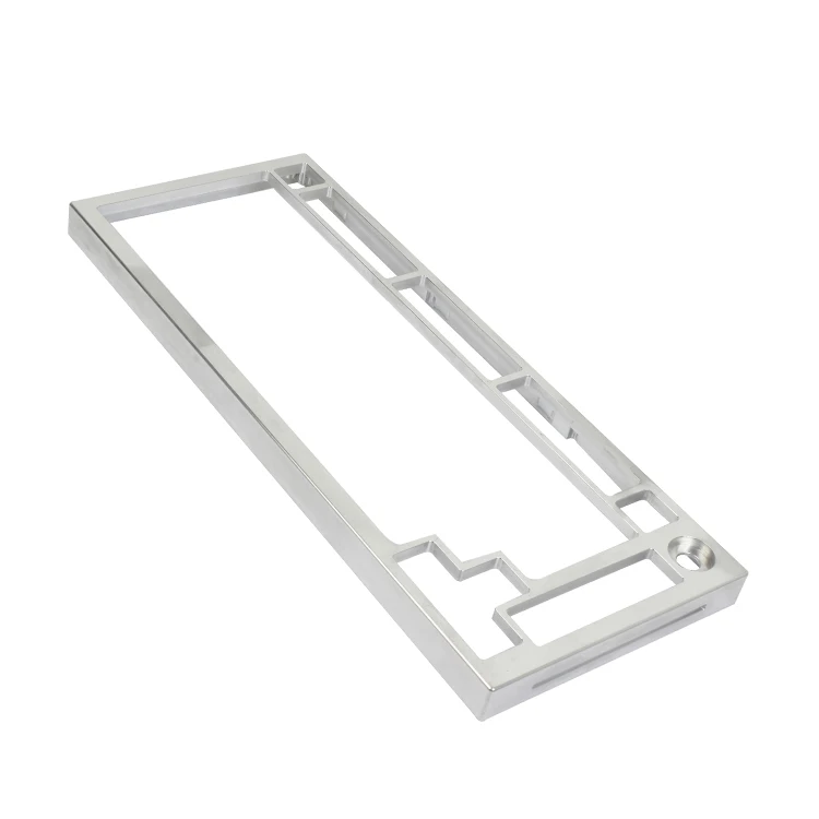 High Quality CNC Machining Milling Aluminum Computer Keyboard Custom Metal Frame Parts