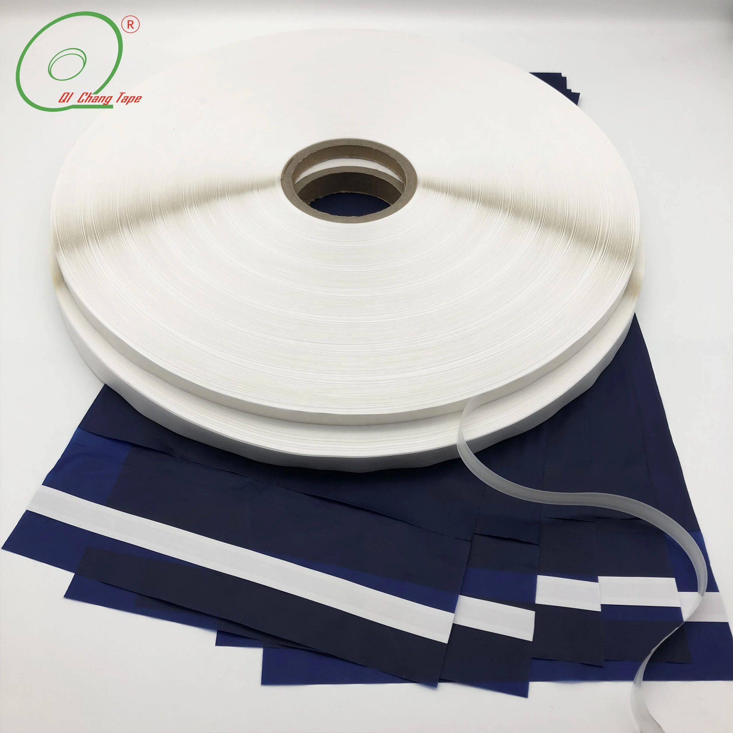 15MM White PEPA Film Resealable Bag Sealing Tape