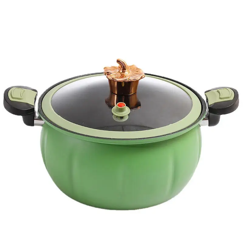 MU New Style Large Capacity Soup Pot Medical Stone Coating Non-stick Pumpkin Micro Pressure Cooker Popular