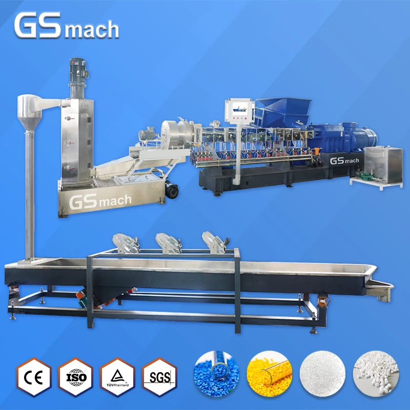 Talc/caco3 filler color masterbatch production line machine Plastic Extrusion Machine