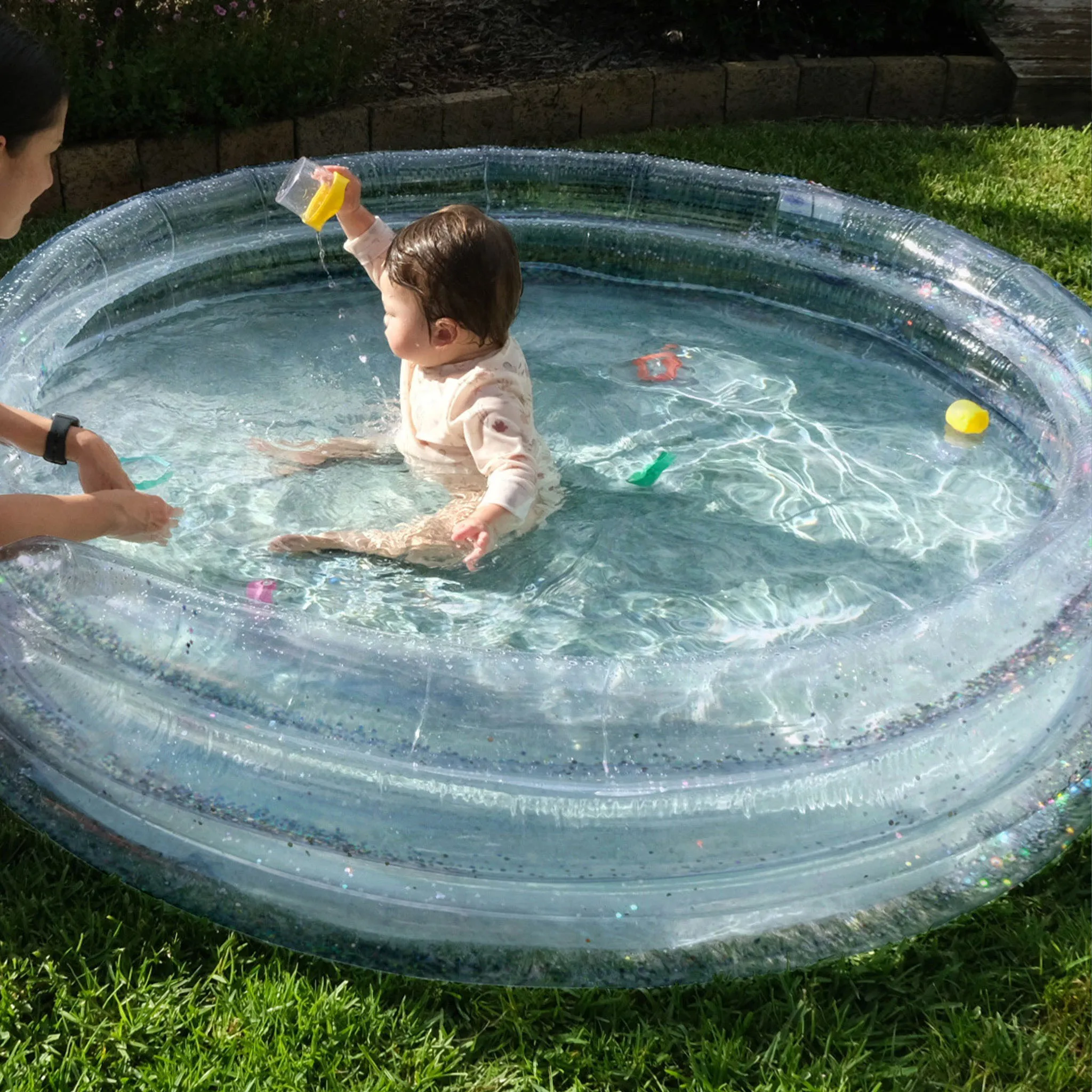 Надувной бассейн портативный прозрачный детский надувной бассейны плавание на открытом воздухе