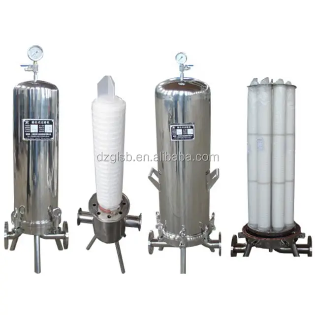 Food Grade Cartridge Filter Filtro Industrial Para Leche Milk or Wine Filter