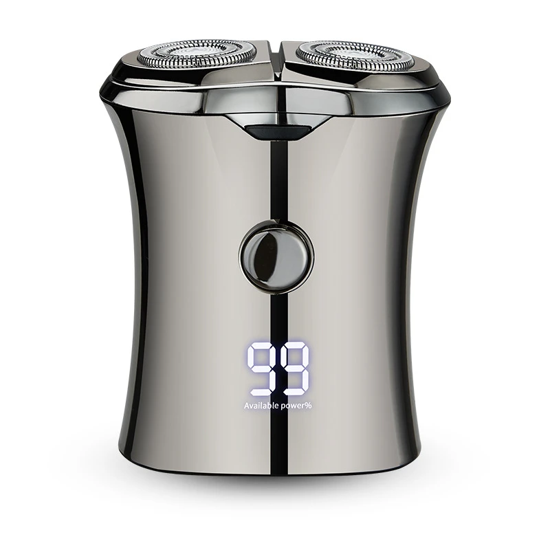 Портативная перезаряжаемая машинка для бритья с ЖК-дисплеем