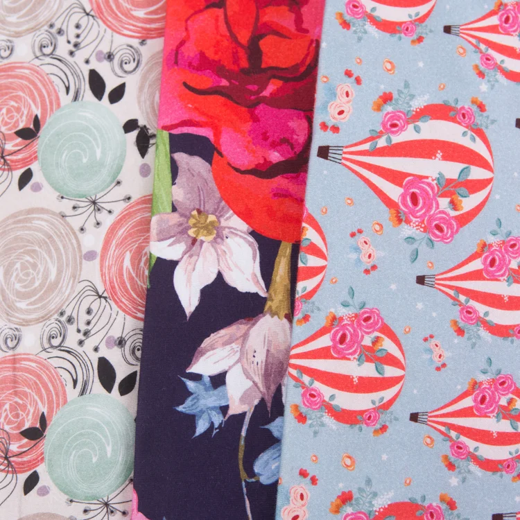 Selling 100% cotton fabric cheapest digital printed fabric custom cotton knit fabric for bed sheets