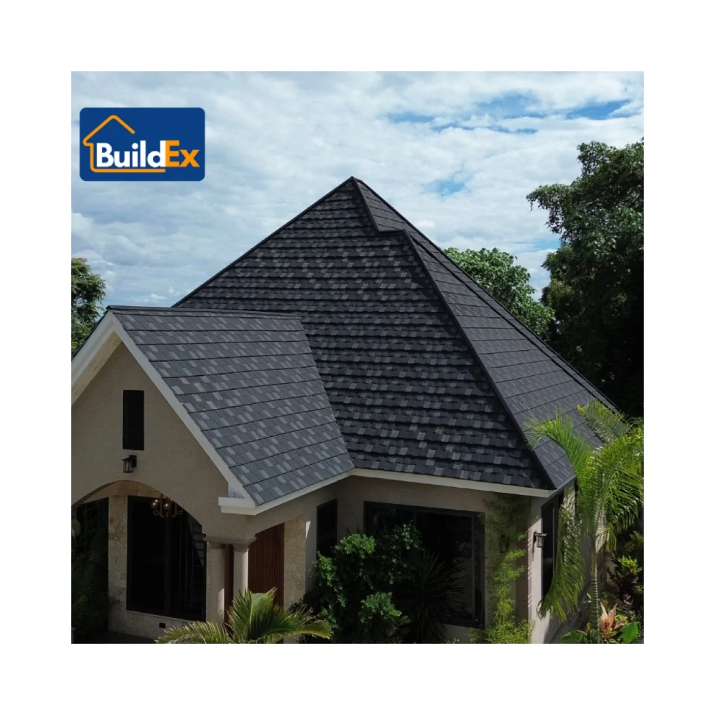 New Trend Industrial Design Shingle Roof Metal Bond Composite Decking Roofing Tiles Construction Materials with Coating Finish