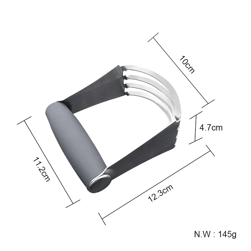 Stainless steel 2 in 1 pastry cutter knife, Powder machine mixer,dough blender for baking