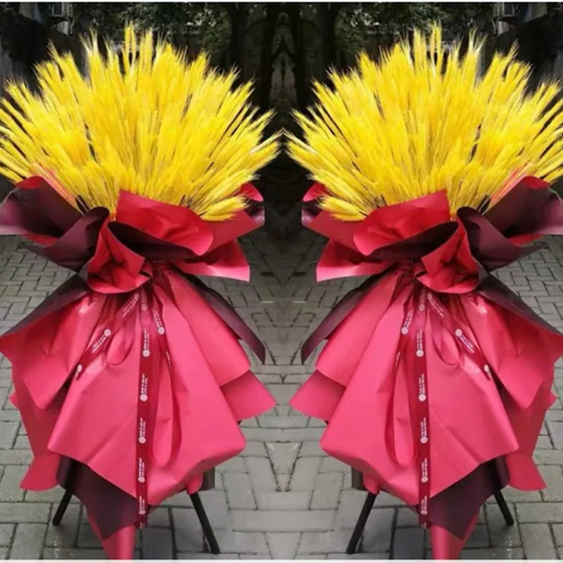 Hot Sale Natural Craft Dried Flower Real Golden Dry Wheat Flower For Decoration