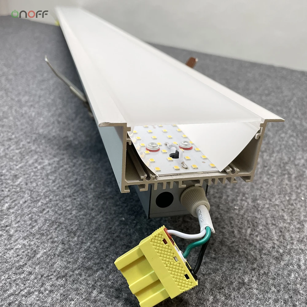 4ft 30W linkable led recessed lighting rectangular shape ceiling recessed linear light for office