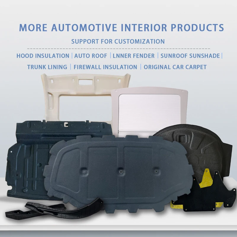 Car engine hood insulation cotton front hood insulation cotton is suitable for Volkswagen JETTA 01-12