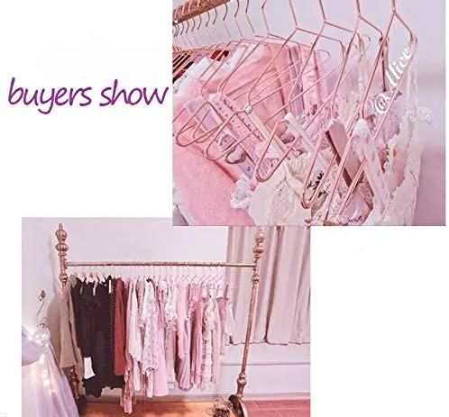 Wholesale Cheap  Rose Gold  Metal Clothes Hangers