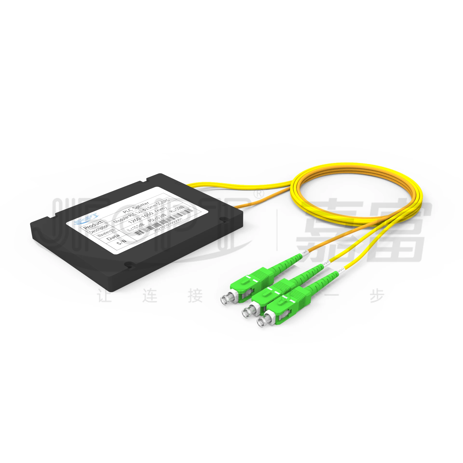 Factory Directly optical splitter FTTX fiber optical coupler ABS Box 1:4 1:8 1:16 1:32 1:64 Mini PLC fiber optical splitter