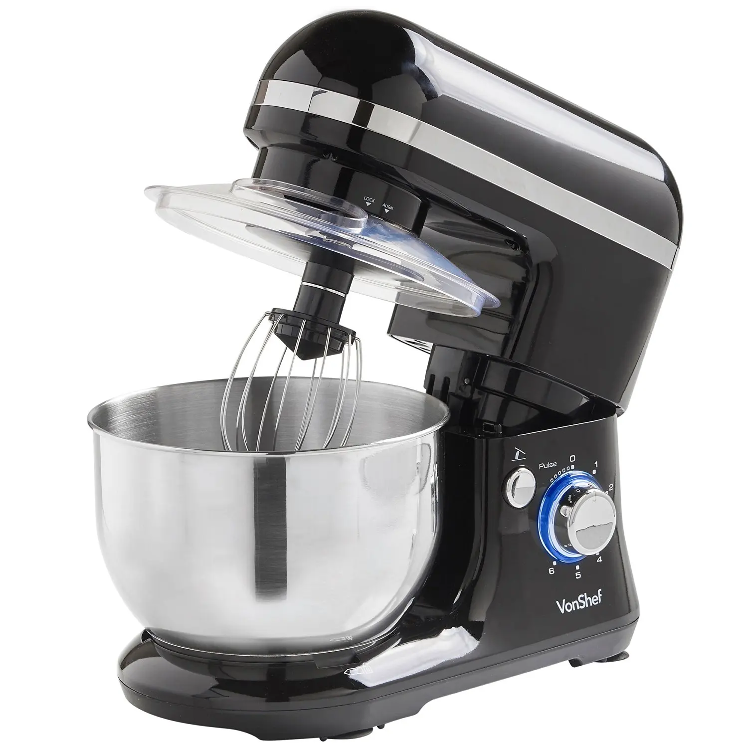 Home 500W Fully Automatic Dough Stand Mixer Bakery Bread Mixer with 4L Stainless Steel Bowl