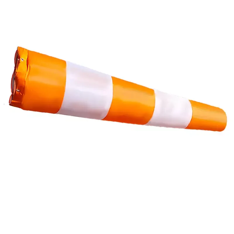 Safety Flag Wind Sock  Polyester /Vinyl  Red/Orange Windsocks