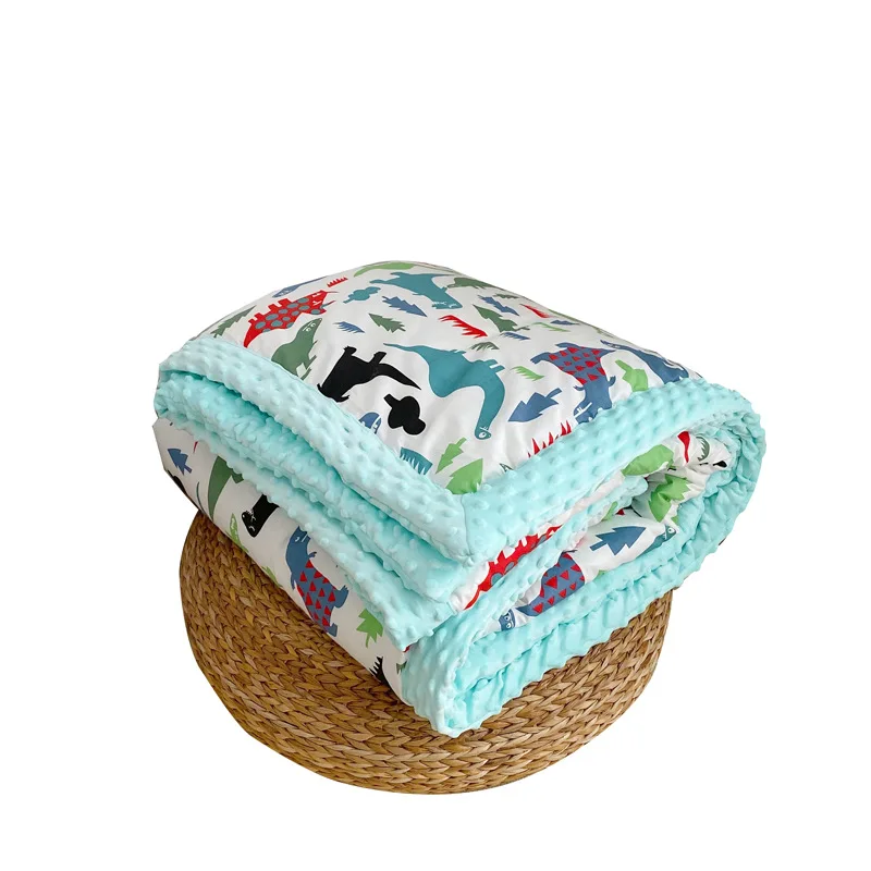 Hot sale Cartoon coral flannel blanket printing microfiber winter baby quilt blanket