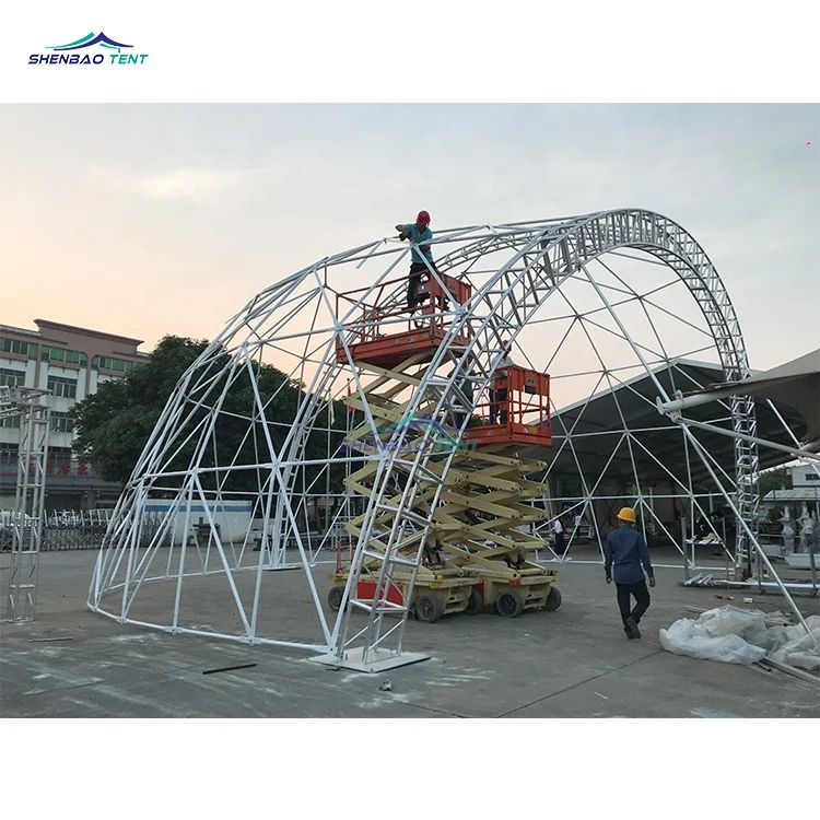  Большая ферма полусфера геодезическая купольная палатка для мероприятия