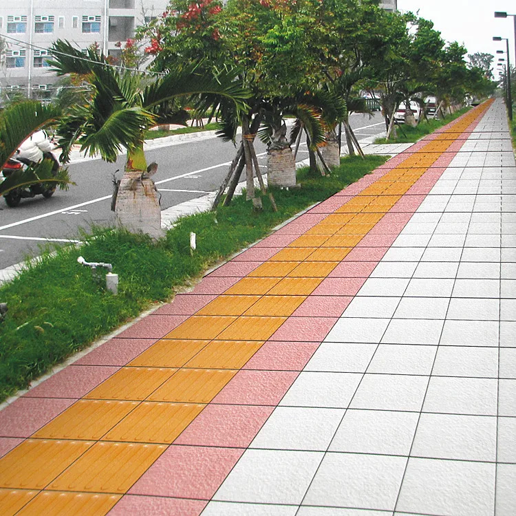 PVC TPU plastic Rubber tactile indicator paving tile ABS tactile indicators tactile mat