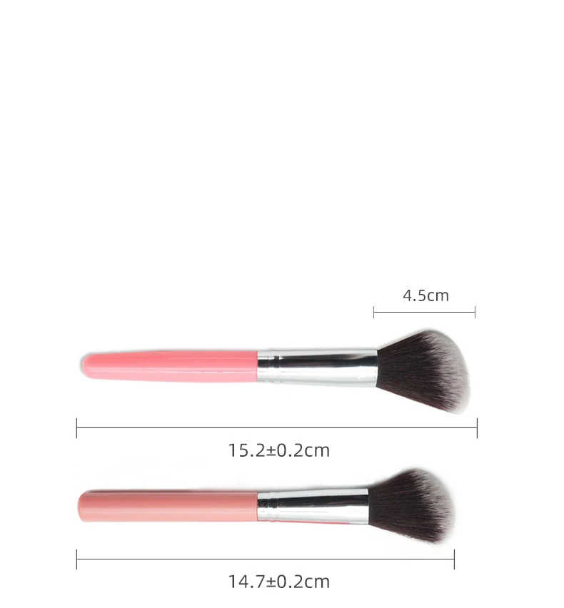 Custom label synthetic cosmetic brush portable a single makeup brush luxury foundation brush for makeup