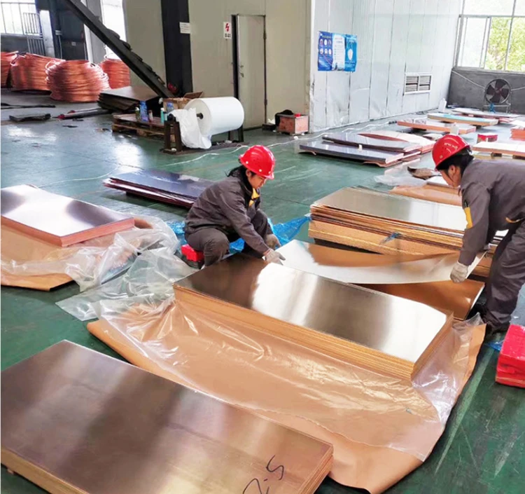 0.5mm 1mm 3mm thickness as required c10100 c10200 copper plate 1m 3m length copper sheets