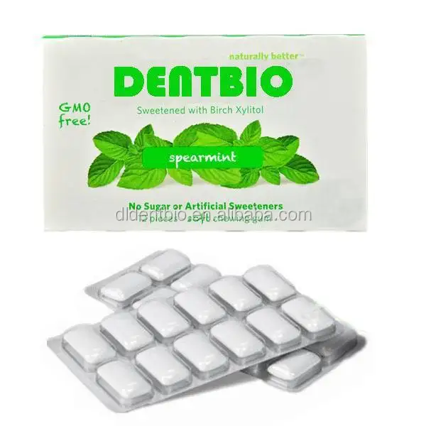 Kosher Private Label Service Blister Package 60g 100% Xylitol Chewing Gum