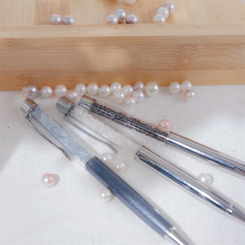 Astrology Luxury Personalized Stationery Business Natural Crystal Stones Spiritual Crystal Occult Pen