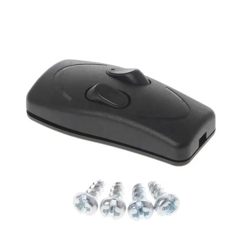 Lamp Double Control Switch CE Floor Light Table Lamp Push Button Switches Good Quality Black color