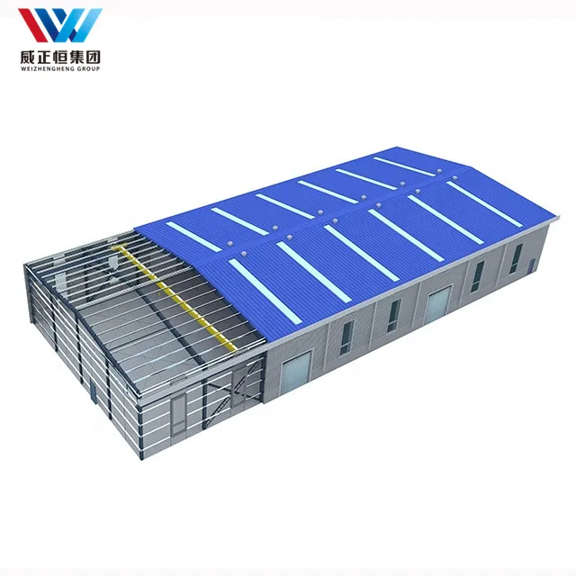 China Factory Sale Metal Building Steel Structure Workshop Metal Frame Warehouse Garage Prefabricated for Sale
