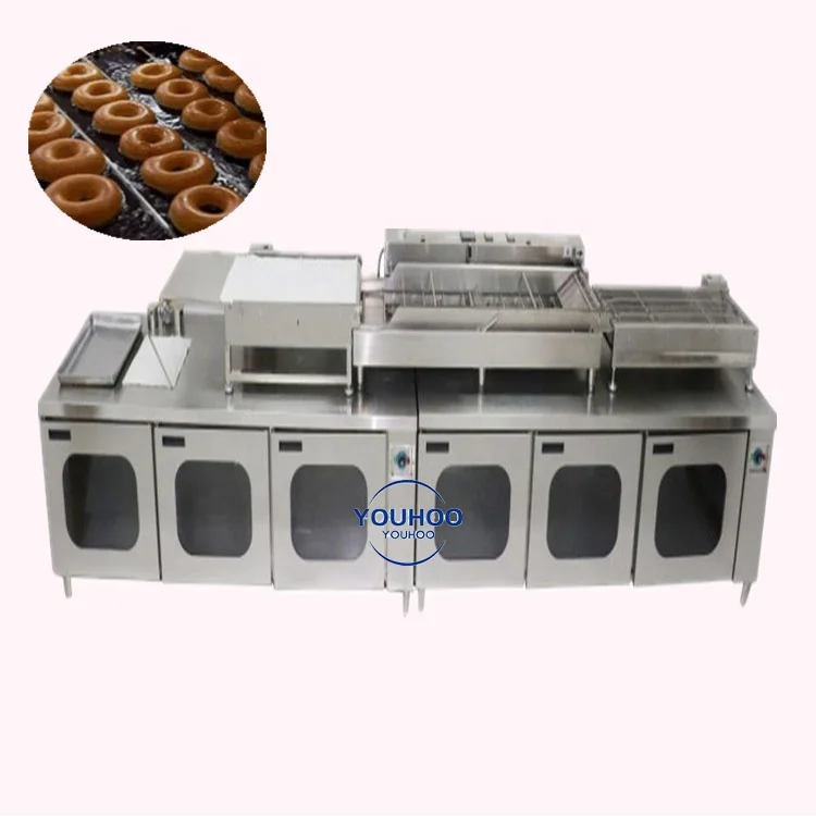 fully automatic high production yeast raised donut machine with proofing system