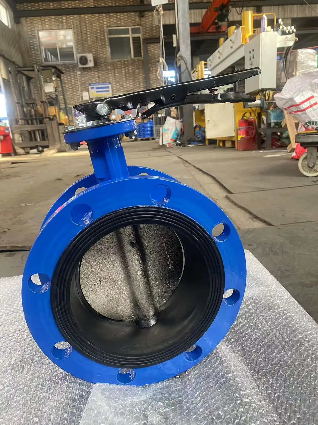Flanged Cast Iron Manual butterfly Valves Are Generally Used for Warm Water