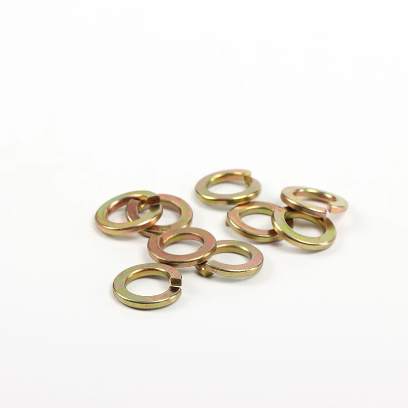 Hebei manufacturer Din 125  Yellow Zinc Plated flat washer