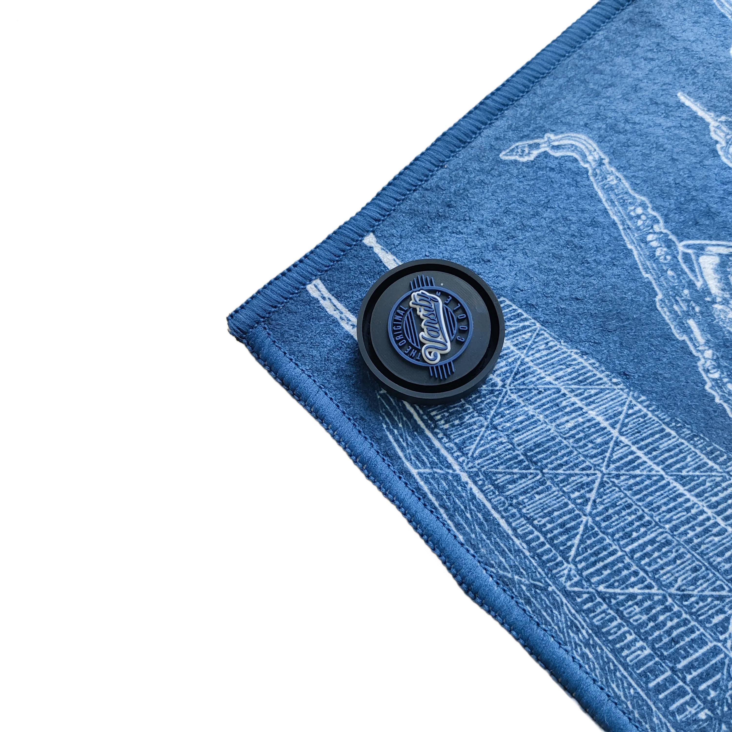 Wuxi Ivy Textile New Product Ideas Waffle Weave Magnetic Golf Towel Metal Clip Hook Waffle Magnet Golf Towels